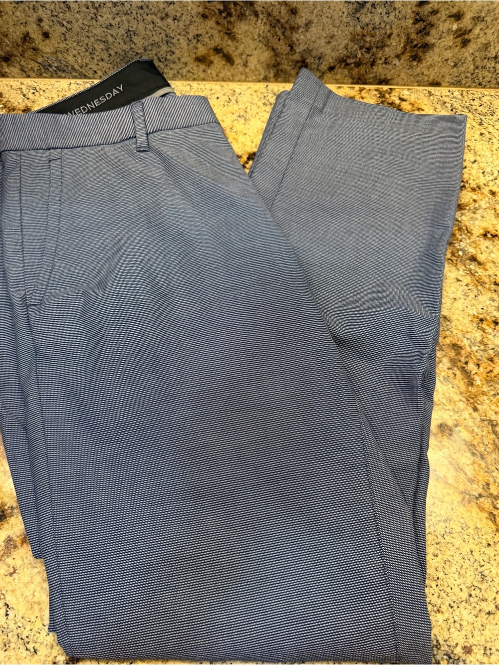 Bonobos Weekday Warrior Wednesday Slim Fit Dress Pants Men 30x30 Navy Blue Check